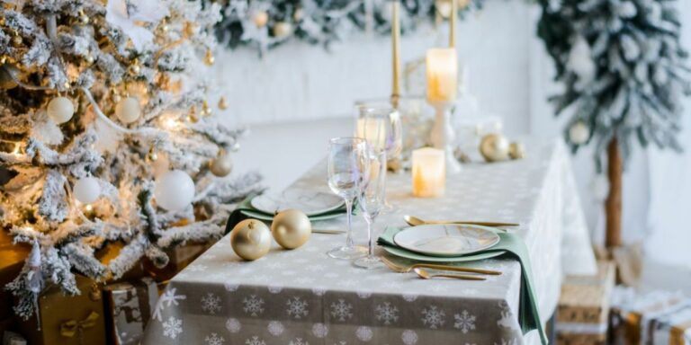 Décoration Noël : table de fêtes