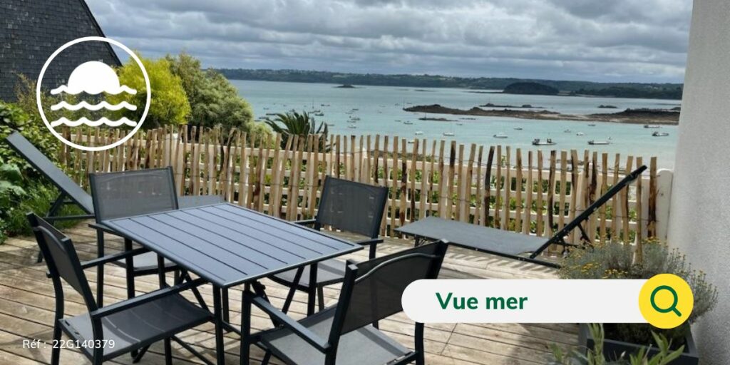 Location avec vue mer en Bretagne